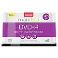 Maxell 4.7GB DVD+R; Spindle, 50/Pack