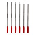 Monteverde® Medium Ballpoint Refill For Cross Ballpoint Pens, 6/Pack, Red