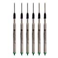 Monteverde® Medium Ballpoint Refill For Lamy Ballpoint Pens, 6/Pack, Green