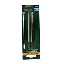 Monteverde Ballpoint Pen Refill, Medium Point, Black Ink, 2 Pack (T132BK)