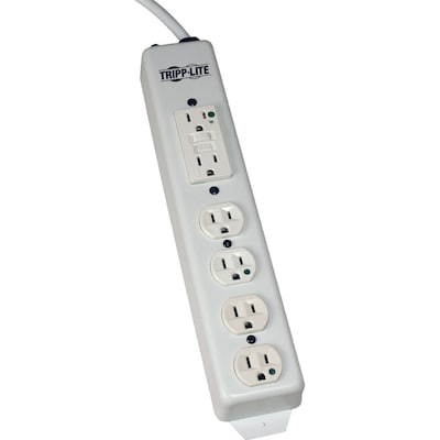 Tripp Lite 6-Outlet Power Strip With Hospital Grade Plug and Receptacles With 15 Cord