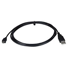 QVS® 1 Micro-USB Cable For Smart Phone PDA and GPS; Black