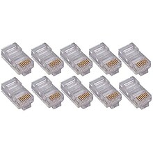 4XEM™ Cat6 RJ45 Ethernet Plugs/Connector; 100/Pack