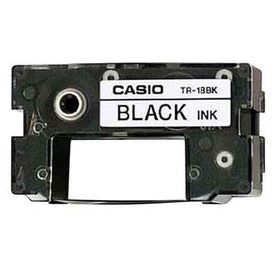 Casio® TR-18BK Black Ink Ribbon Tape For The CD Title Writer