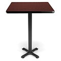 OFM X-Series 30 Cafe Height Table, Mahogany
