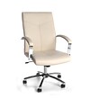 OFM Vinyl Conference Chair; Cream