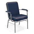 OFM Comfort Class Series 4-Pack Vinyl Big And Tall Stack Chair, Navy (300-XL-V-4PK-605)