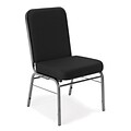 OFM Comfort Class Series Fabric Armless Stacking Guest / Reception Chair, Black, (300-SV-4PK-805)