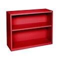 Sandusky® Elite 30H x 36W x 18D Steel Fully Adjustable Bookcase, Red