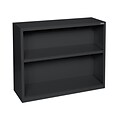 Sandusky® Elite 30H x 34 1/2W x 13D Steel Fully Adjustable Bookcase, Black