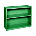 Sandusky® Elite 30H x 34 1/2W x 13D Steel Fully Adjustable Bookcase, Primary Green