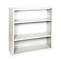 Sandusky® Elite 42H x 46W x 18D Steel Fully Adjustable Bookcase, Standard White