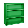 Sandusky® Elite 42H x 34 1/2W x 13D Steel Fully Adjustable Bookcase, Primary Green