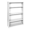 Sandusky® Elite 52H x 36W x 18D Steel Fully Adjustable Bookcase, Standard White