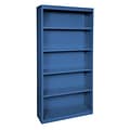 Sandusky® Elite 72H x 34W x 12D Steel Fully Adjustable Bookcase, Blue