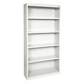 Sandusky® Elite 72H x 34W x 12D Steel Fully Adjustable Bookcase, Standard White