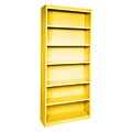 Sandusky® Elite 84H x 36W x 18D Steel Fully Adjustable Bookcase, Yellow