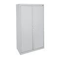 Sandusky® System Series 64H x 30W x 18D Steel Double Door Storage Cabinet, Dove Gray