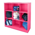 Sandusky® 52H x 46W x 18D Steel Cubby Storage Organizer, 9 Compartment,  Pink