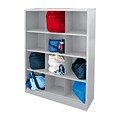 Sandusky® 66H x 46W x 18D Steel Cubby Storage Organizer, 12 Compartment, Dove Gray
