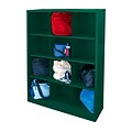 Sandusky® 66H x 46W x 18D Steel Cubby Storage Organizer, 12 Compartment, Forest Green