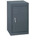 Sandusky® 24H x 15W x 15D Steel Single Tier Mini Locker, Charcoal