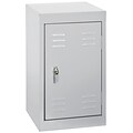 Sandusky® 24H x 15W x 15D Steel Single Tier Mini Locker, Dove Gray