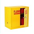 Sandusky Safety Cabinets for Flammable Materials, Compact, 22-Gallon Capacity, Yellow