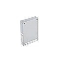 Azar® 6 x 4 Vertical/Horizontal Block Acrylic Sign Holder, Clear