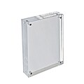 Azar® 5 1/2 x 8 1/2 Vertical/Horizontal Block Acrylic Sign Holder, Clear