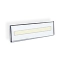 Azar® 2 1/2 x 5 1/2 Acrylic Wall Mount Nameplate Acrylic Sign Holder, 10/Pack