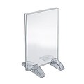 Azar® 5 x 4 Vertical/Horizontal Dual-Stand Acrylic Sign Holder, 10/Pack