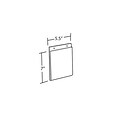 Azar® 7 x 5 1/2 Vertical Wall Mount Acrylic Sign Holder, Clear, 10/Pack