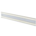 Azar® 2 x 11 Plastic Adhesive-Back C-Channel Nameplates, Clear, 10/Pack