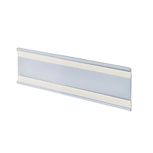 Azar Displays 8.5 W x 3 H Adhesive-back Acrylic Wall Nameplate, 10-Pack (199611)