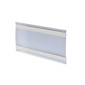 Azar® 4 x 6 Plastic Adhesive-Back C-Channel Nameplates, Clear, 10/Pack