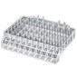 Azar® 2 1/2"(H) x 10"(W) x 7"(D) 60 Compartment Lipstick Tray With Tester, 2/Pk