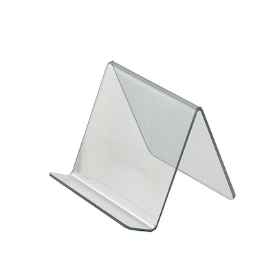 Azar Displays 5W x 5D x 4.125H Easel Display. Front Lip: 1.25H, 10-Pack (515420)