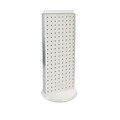 Azar® 20(H) x 8(W) 2-Sided Revolving Pegboard Counter Unit, White