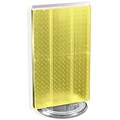 Azar® 22(H) x 13 1/2(W) 2-Sided Pegboard Counter Unit, Yellow Translucent