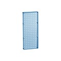 Azar® 20(H) x 8(W) Pegboard 1-Sided Wall Panel, Translucent Blue, 2/Pack