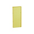 Azar® 20(H) x 8(W) Pegboard 1-Sided Wall Panel, Translucent Yellow, 2/Pack