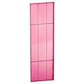 Azar® 44(H) x 13 1/2(W) Pegboard 1-Sided Wall Panel, Translucent Pink, 2/Pack