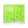 Azar® Pegboard Organizer Kit, Green Frosted