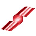 Shamrock 1 1/4 x 250 yds. Glitter Ribbon; Red, Roll