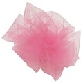 Shamrock 6 x 25 yds. Tulle Ribbon; Hot Pink, Roll