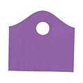 Shamrock 12 x 11 x 4 Super Wave® Die Cut Handle Bags Pack; Purple Grape, 250/Carton