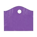 Shamrock 18 x 15 x 6 Super Wave® Die Cut Handle Bags; Purple Grape, 250/Carton