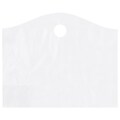 Shamrock 22 x 18 x 8 Super Wave® Die-Cut Handle Bags; Frosted Clear, 250/Carton