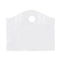 Shamrock 18 x 15 x 6 Super Wave® Die Cut Handle Bags; Frosted Clear, 250/Carton